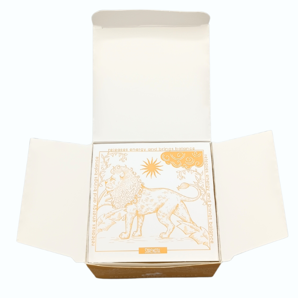 Hop Hare Crystal Magic Flower Candle - the Lion 8