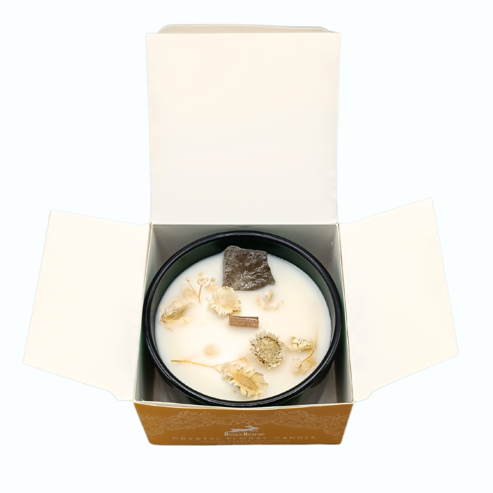 Hop Hare Crystal Magic Flower Candle - the Lion 10