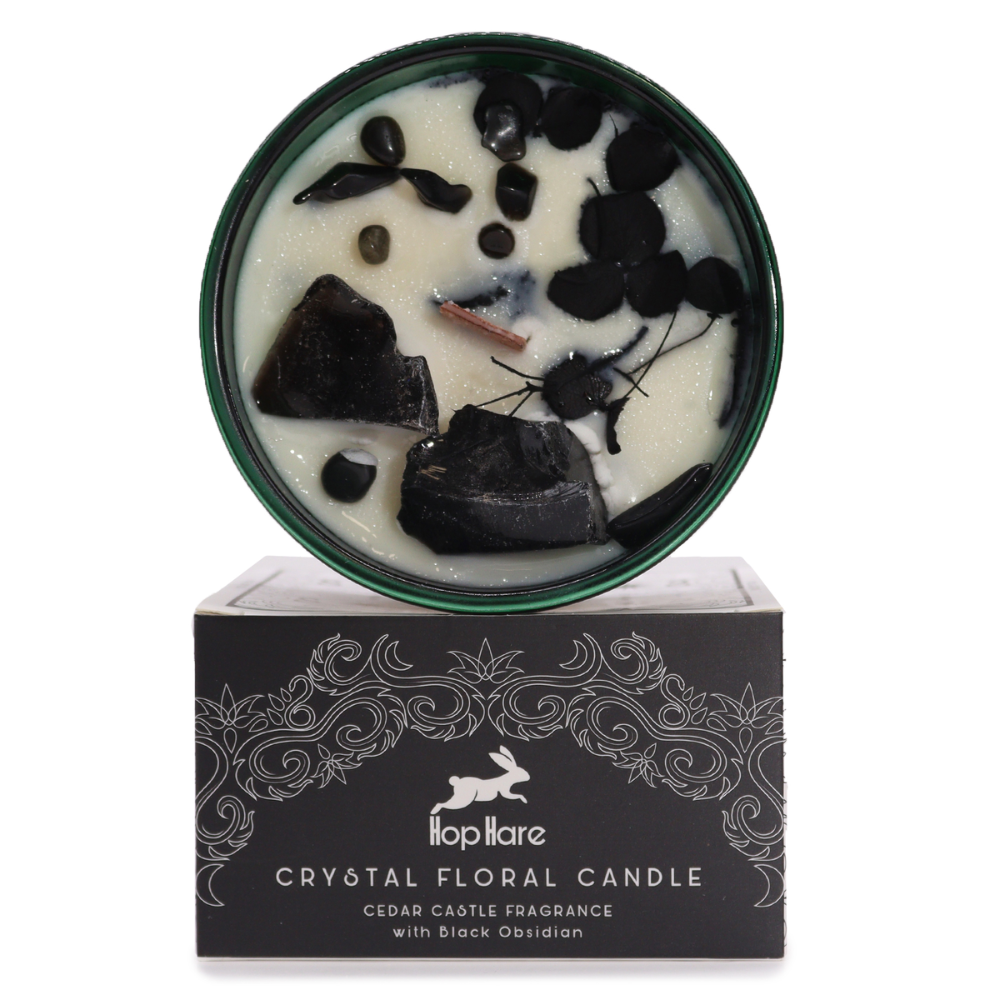 Hop Hare Crystal Magic Flower Candle - the Knight of Swords 1