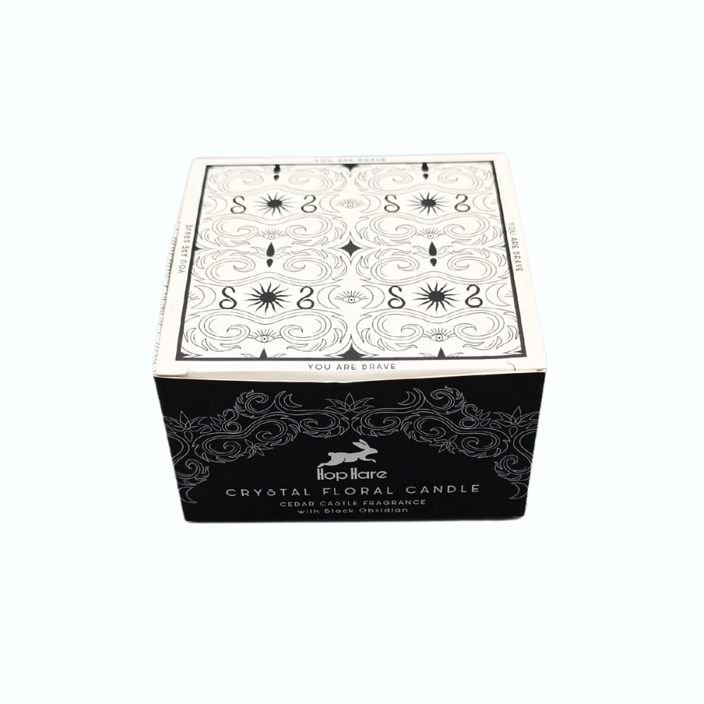 Hop Hare Crystal Magic Flower Candle - the Knight of Swords 12