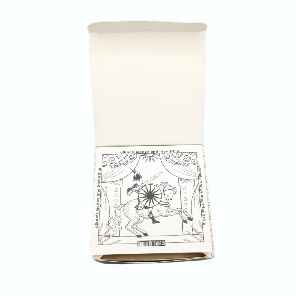 Hop Hare Crystal Magic Flower Candle - the Knight of Swords 13