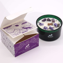 Hop Hare Crystal Magic Flower Candle - the Moon 6