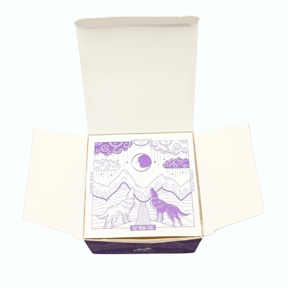Hop Hare Crystal Magic Flower Candle - the Moon 10