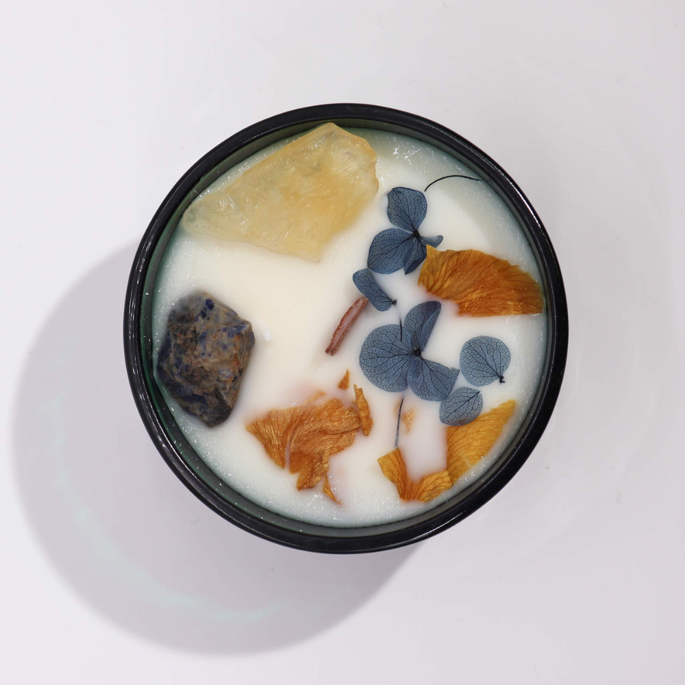 Hop Hare Crystal Magic Flower Candle - the Sun 7