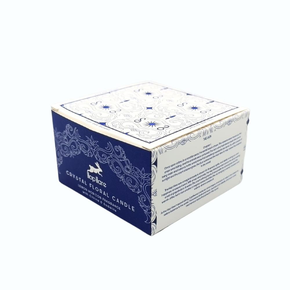 Hop Hare Crystal Magic Flower Candle - the Sun 13