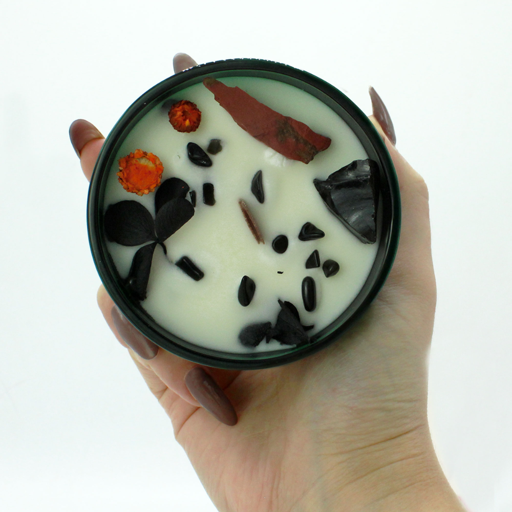 Hop Hare Crystal Magic Flower Candle - the Devil 3