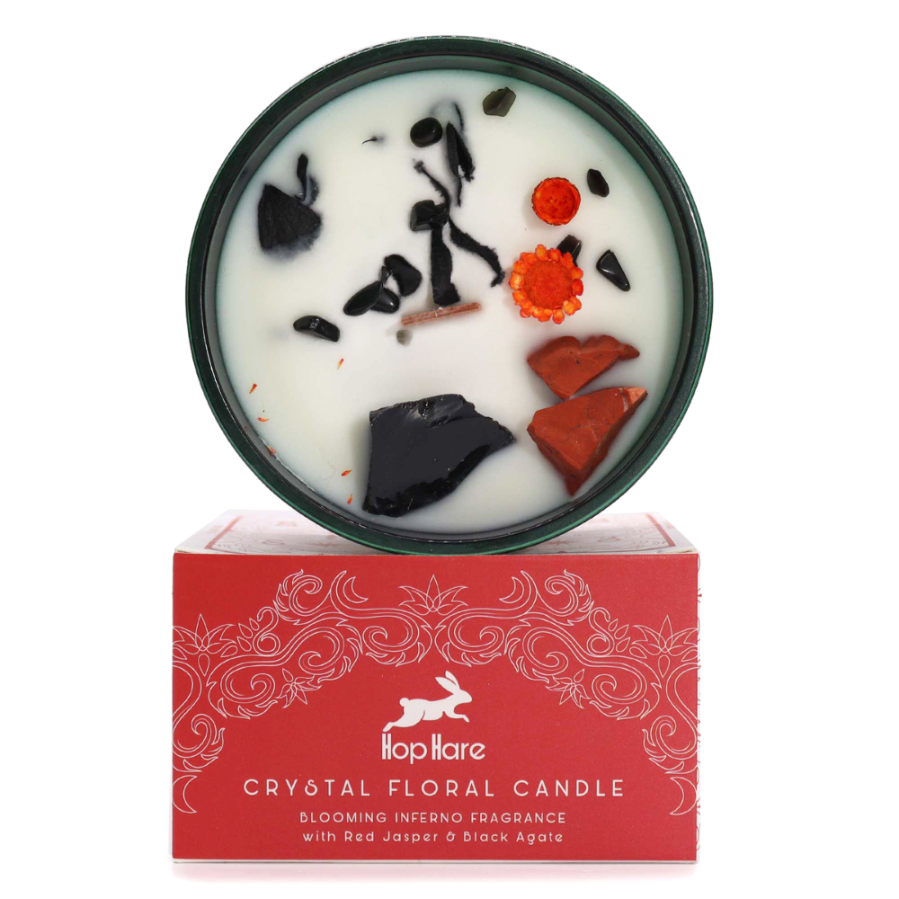 Hop Hare Crystal Magic Flower Candle - the Devil 5