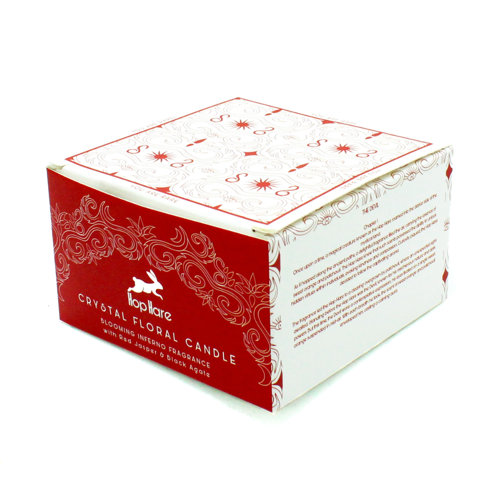 Hop Hare Crystal Magic Flower Candle - the Devil 8