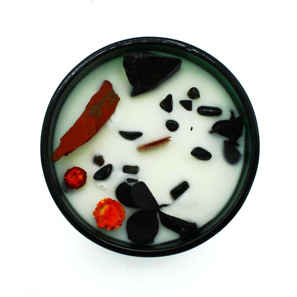 Hop Hare Crystal Magic Flower Candle - the Devil 9
