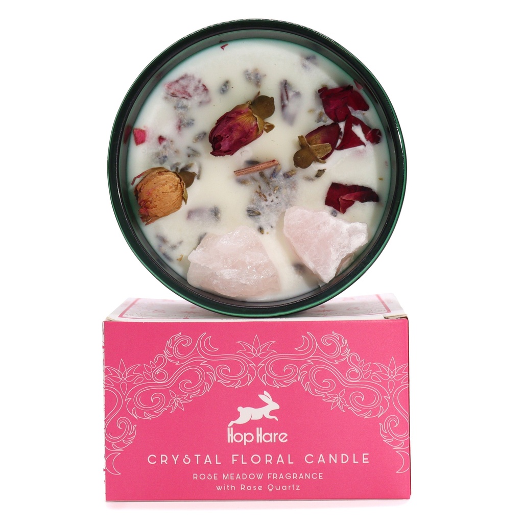[BOU19E99-HOP-04] Bougie Hop Hare - Fleur de Cristal Magique - Les Amants